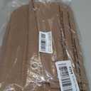 Naturoom Caramel Brown Linen Shower Curtain, Country Boho Farmhouse Bath Decor Shower Curtains Neutral Cloth Weighted Textured Fabric Bath Curtain Liner with Hooks, 72x84
