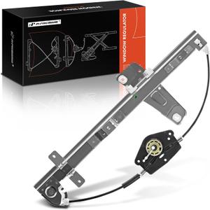 A-Premium Power Window Regulator Without Motor Replacement for Jeep Grand Cherokee WJ 2001-2004 Front Right Passenger Side (with 32 Tooth Gear)