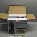 Black Juicer Machines with Wide Mouth, High Juice Yield