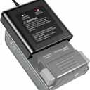 Fast Charger for Hoover ONEPWR Batteries with a Flashing LED Indicator Compatible with Hoover Battery Models BH15030, BH25030, BH25040, and BH15260PC Series Battery