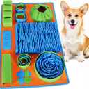 Vivifying Snuffle Mat for Dogs, Interactive Dog Puzzle Toy for Boredom and Mental Stimulation, Enrichment Feeding Game Sniff Mat Helps Slow Eating and Keep Busy