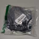 Yonique Women Two Piece Triangle Bikini Set Bathing Suit Sexy Swimsuit Full Coverage Bottom (Small, Black)