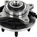 SCITOO 515043 4WD 1PC Wheel hub Bearing Left Right Front for 2000-2006 for Ford Expedition for Lincoln Navigator 6 Lug w/ABS