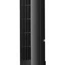 Holmes 31" Manual Tower Fan, 70° Oscillation, 3 Speeds, 2-Hour Auto Shut-Off Timer, Adjustable Vents, Compact and Slim Profile, Carry Handle, Ideal for Cooling your Home, Bedroom or Office, Black