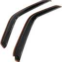 2pcs Sun Rain Guard Window Visors Tape in Channel Slim Style Acrylic Smoke for Ford for Ranger 1993-2008 FRGR93RC FZ-WDIC 224-0557
