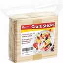 200 Pcs Natural Wooden Food Grade Craft Sticks - Ice Cream Stick - Popsicle - 4.5 inch Length - Suit Crafting, Stirring, Paddle, Waxing, Small Ice Pop Stick for DIY Kids Popcicle - Apremont