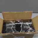 KOLAKO Curtain Rod Bracket, 20 Pack Heavy Duty Holders, Black Rod Hooks for Wall, Support Brackets for 1 Inch Drape Poles