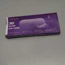 Blackout Eye Mask for Deep Sleep, 3D Weighted Sleep Mask for Women, Zero Pressure, Lash-Friendly, Perfect for Airplane Travel, Meditation, Yoga, Relaxation & Gifting, Purple