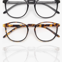 IBOANN Iconic Blue Light Glasses for Woman - Computer Glasses 99% Blue Light Blocking - Anti Eyestrain & UV Glare Protection