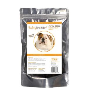 Healthy Breeds Bulldog Jerky Bites Chicken & Rice Recipe Dog Treats 5 oz