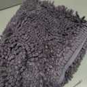 Amazon Basics Non-Slip Microfiber Absorbent Plush Shag Bathroom Rug Mat, Machine Washable, 21" x 34", Lavender