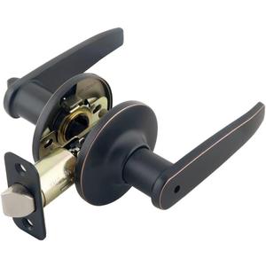 Design House 702340 Delavan Privacy Bed and Bath Door Lever Oil Rubbed Bronze Design House 702340 Delavan Privacy Bed and Bath Door Lever Oil Rubbed Bronze