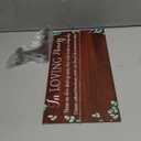 RattanView Wood Memory Table Sign 16 x 8 Inch in Loving Memory Wedding Sign with 5 Clips Wedding Decor for Ceremony and Reception Wooden Memorial Picture Board to Honor Souls(Eucalyptus 3)