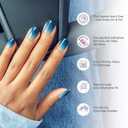 KISS imPRESS No Glue Mani Press On Nails, Color, 'Point Pink', Pink, Short Size, Squoval Shape, Includes 30 Nails, Prep Pad, Instructions Sheet, 1 Manicure Stick, 1 Mini File