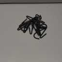 15 S Hooks for Hanging Kitchen Utensils Set and Cookware, Iron, Frosty Black