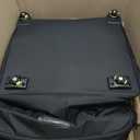 RAINSMORE Padded Car Seat Travel Bag for Airplane with Spinner Wheels, Large