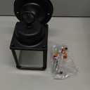 DESIGNERS FOUNTAIN Preston Outdoor Light Fixture, 8 Inch Exterior Wall Lantern Sconce for Front Door, Patio and Porch, Black, 1161-BK