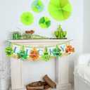 36 Sets St. Patrick's Day Irish Lucky Shamrock Ornaments Decorations DIY St. Patrick's Day Craft Kits Foam Shamrock Four-Leaf Clover Shaped Ornaments for Kids Classroom Activity Luck Gift Art Project