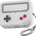 Silicone Airpods Pro 2 Case Protective Covers Skin Game-Machine Design for Airpods Pro 2022 [Support Wireless Charging] Compatible with Apple Airpods Pro 2nd Generation | Silicone, Skin, Game-Machine Design, Airpods Pro 2022 (Light Grey)