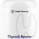 Thyroid Renew Supplement - Thyroid Support for Women with Zinc, Selenium, Copper, Ashwagandha & L-Tyrosine - 60 Capsules