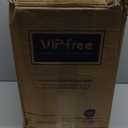 Vipfree King Dual Layer 4 Inch Memory Foam Mattress Topper, Relax Body, Relieve Pain and Aid Sleep - 2 Inch Fluffy Pillow Top King Mattress Topper and 2 Inch Cooling Gel Memory Foam, 2X Support