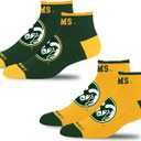For Bare Feet NCAA Unisex Kids Front and Center Two Pack Ncaa Youth