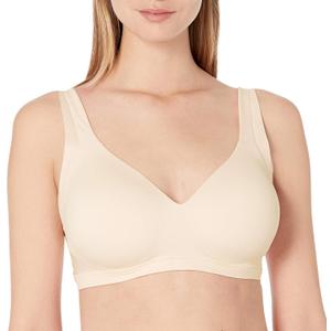Warner's Women's No Side Effects Underarm and Back-Smoothing Comfort Wireless Lightly Lined T-Shirt Bra Ra2231a (Medium)