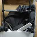 UPPAbaby RumbleSeat V3 Second Lower Seat - Compatible with Vista V2 and Vista V3 - All-Weather Seat + Magnetic Buckle Adapters Included - Jake (Charcoal/Carbon Frame/Black Leather)