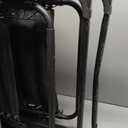 Slendor Oversized Zero Gravity Chairs XL, 29in Padded Recliner Chair, Black, 29in x 20in x 45in