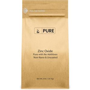 Pure Original Ingredients Zinc Oxide, Eco-Friendly Packaging, Non-Nano, (4 Pound)