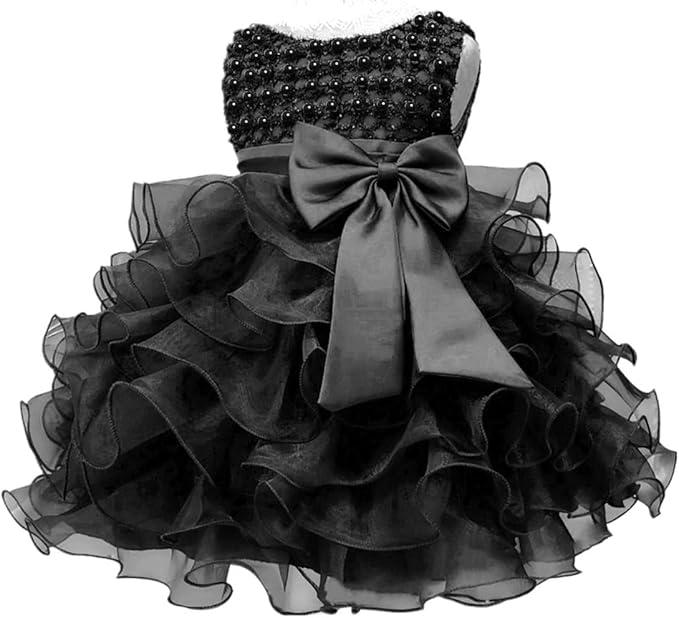 Jup'Elle Baby Girl Dresses Ruffle Lace Pageant Party Wedding Flower Girl Dress 100