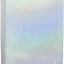 3-Ring Binder 1-inch with Clipboard, Holographic Silver Glitter Design, Including 5 Divider Pages, File Bag and Spine Label - Perfect for Schools, Offices and Organizations