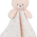 GUND Baby Sustainably Soft Bunny Lovey, Stuffed Animal Plush Blanket Made from 100% Recycled Materials, for Babies and Newborns, Pink/Cream, 10 (Multicolor)