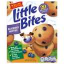 2 x Little Bites Blueberry Muffins, 5 individual packs, (1.5 oz each), Real Blueberries Mini Muffins, 7.5 oz Multipack (EXP 07/26/26)
