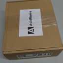 Asidrama 1 Pack Brushed Antique Brass Privacy Door Handles, Door Lever with Door Knobs Indoor for Bedroom or Bathroom, Heavy Duty Door Handles Interior with Locks for Left Right Sided Doors