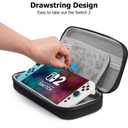 TIGOJH Carry Case Compatible with SWITCH 2, Switch 2 Travel CASE, Nintendo Switch 2 Carrying Case with 10 Game Cartridges and Pocket for Switch 2 Accessories.