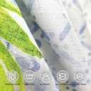 Rectangle Tablecloth 52x70 Inch Washable Table Cover Tropical Plant Leaves, Floral Table Cloth for Kitchen Dining Indoor Outdoor Tabletop Decoration (Palm Leaves, 52x70 inch)