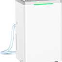 2500 Sq. Ft Dehumidifier for Basement with Drain Hose, 34 Pint/Day | 38dB Quiet, 24HR Timer, 3-Color Indicator, Auto Defrost, Child Lock, for Home, Bedroom, Bathroom