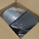 8 Inch Wall Vent Hood Wall Exhaust Vent Cover Outdoor Hooded Wall Vent with Screen and Damper,Wall Vent Cover Cap Exterior Air Exhaust for Kitchen Range Hood HVAC Duct Dryer Vent,Galvanized Steel (Black)