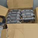 KOMUEE 10 Packs 30oz Glass Meal Prep Containers 2 Compartments,Glass Food Storage Containers with Lids,Airtight Lunch Bento Boxes,Microwave,Oven,Freezer and Dishwasher Safe (Gray)