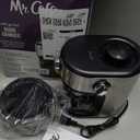 Mr. Coffee Burr Coffee Grinder Automatic Grinder with 18 Presets for French Press Drip and Espresso 18-Cup Capacity Stainless Steel