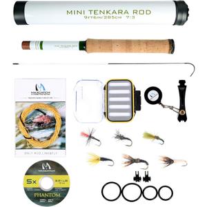 Maxcatch Mini Tenkara Fly Fishing Rod with Extra Tip Section 12ft, 9ft6