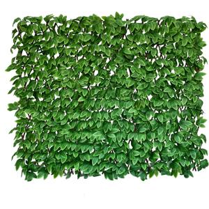 Sumery Expandable Fence Privacy Screen for Balcony Patio Outdoor,Decorative Faux Ivy Fencing Panel,Artificial Hedges (Single Sided Leaves) (1, Peony Leaf)