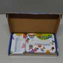 Coogam Wooden Pattern Blocks - Tangram Shape Puzzle Set Color Sorting Stacking Game Wood Animal Jigsaw Preschool Montessori Brain Teaser STEM Gift for 3 4 5 Years Old Toddler Kids (60 Pattern Cards)