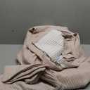 EVERGRACEHOME Cotton Gauze Full Queen Bedspread, Ultra Soft Prewashed Pick Stitch Matelass Coverlet, Lightweight Textured Oversized Queen Quilt Bedding Set for All Season, with 2 Shams, Rosette Beige