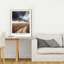 canvas wall art Oak Walking Path framed Wall Art - 8x10-inch frame artwork wall decor, Unknown Journey Earth Road Printed Wall decoration Living Room, bedroom, Office Gallery Gift Set 1 (abstract)