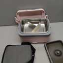 AERKINE Electric Lunch Box For Adults  Rechargeable 60W SelfHeating Food Warmer with 1.0L Stainless Steel Container, Heated Lunch Box For Office, Picnic, Car & Outdoor Use (Pink)