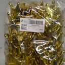 Gold Fillable Crown Goblet with Pouch for Candy Chocolate Cake Dessert Storage Decoration for Wedding Birthday Party(15 Pieces)