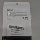 USB C Splitter, ZOOAUX Dual USB C Headphone and Charger Adapter,2-in-1 Type C Audio Dongle Cable with PD 60W Fast Charging Support Call Music for iPhone 17 16 15, Pixel 4 3, Galaxy S25 S21, Xperia