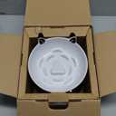 Y YHY Ceramic Cat Slow Feeder, Elevated Dog Food Bowl Tilted Design, Slow Feeder Bowl no Black Chin, Cat Shape for Dry and Wet Food (White)